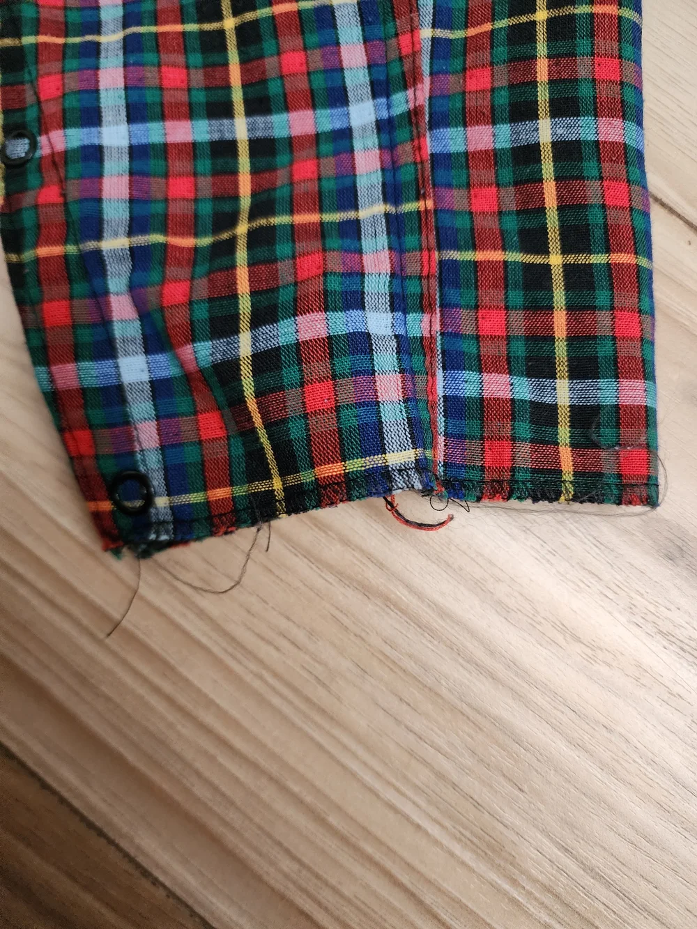 Vintage Mufflings 18M Baby Romper Cadillac Cruisin Portland Plaid One Piece